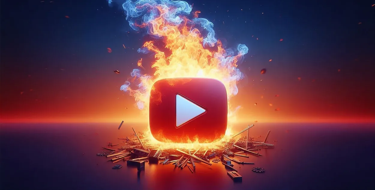 Youtube, ілюстрацыйнае фота з дапамогай ШІ
