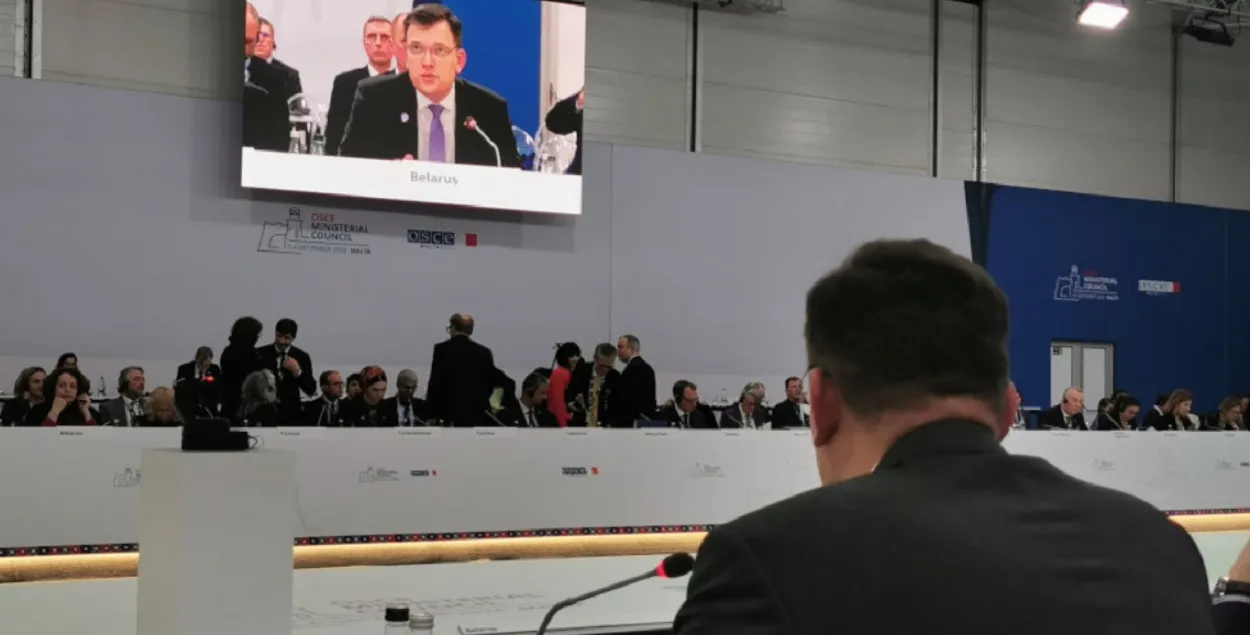Юрый Амбразевіч прамаўляе на Мальце
