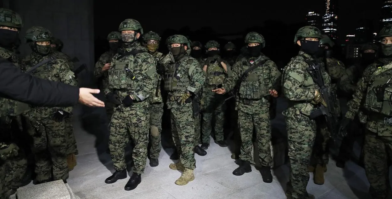 Южнокорейские военные
