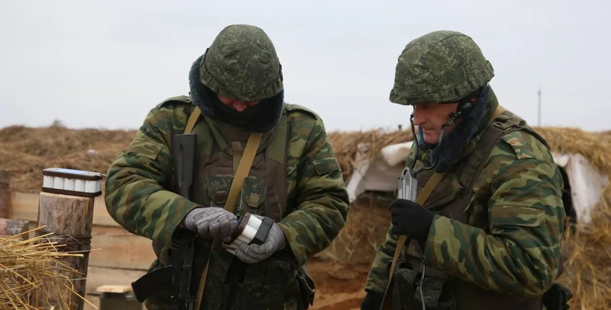 На учениях теробороны
