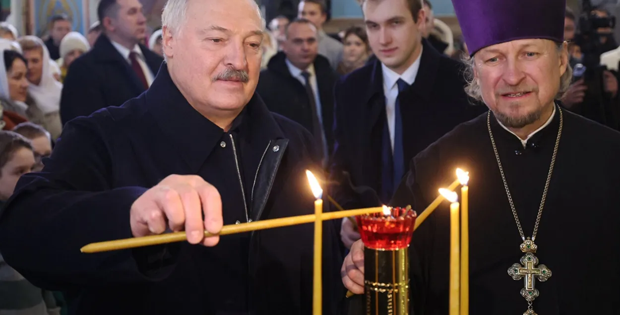Александр Лукашенко в Логойске
