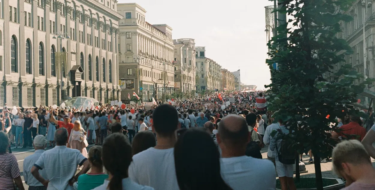Акцыя ў Мінску ў 2020-м

