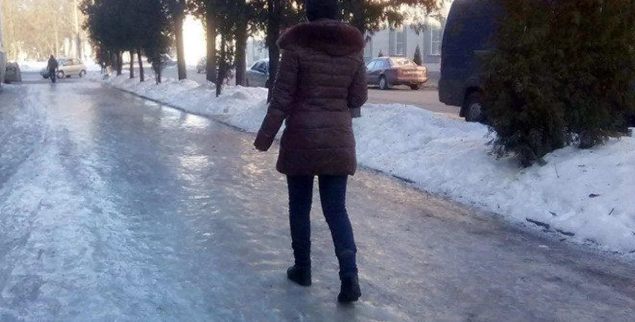 Гололед в Беларуси
