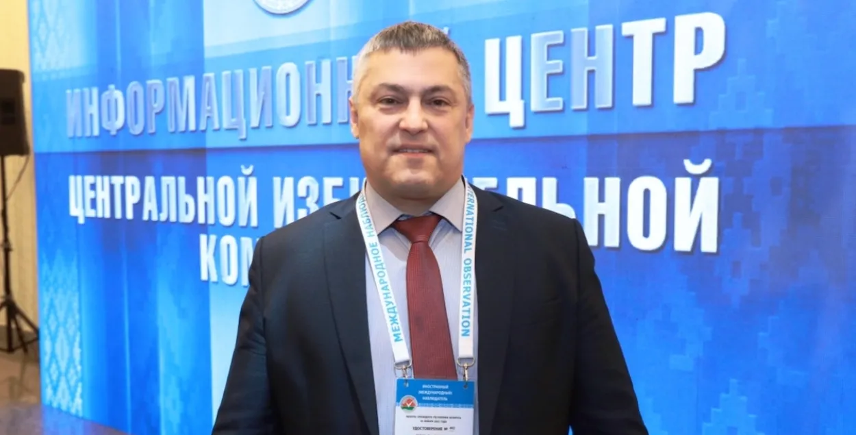 Эдикас Ягеловичюс был наблюдателем на "выборах" в Беларуси
