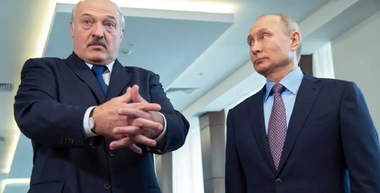 Аляксандр Лукашэнка і Уладзімір Пуцін
