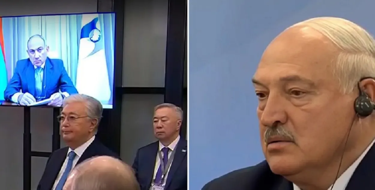 Никол Пашинян и Александр Лукашенко
