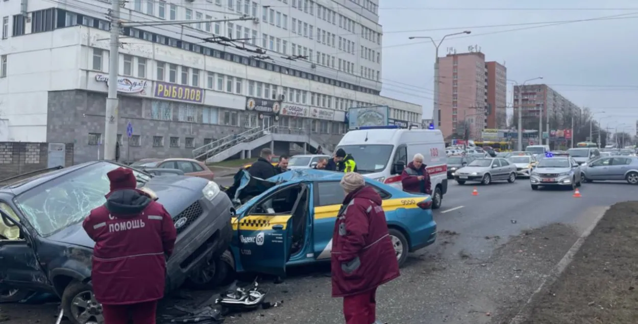 Аварыя ў Мінску
