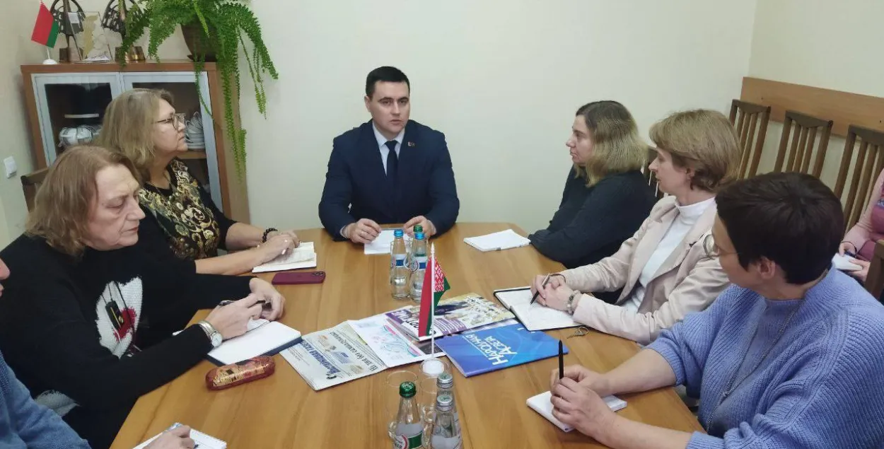 Андрей Иванец на совещании
