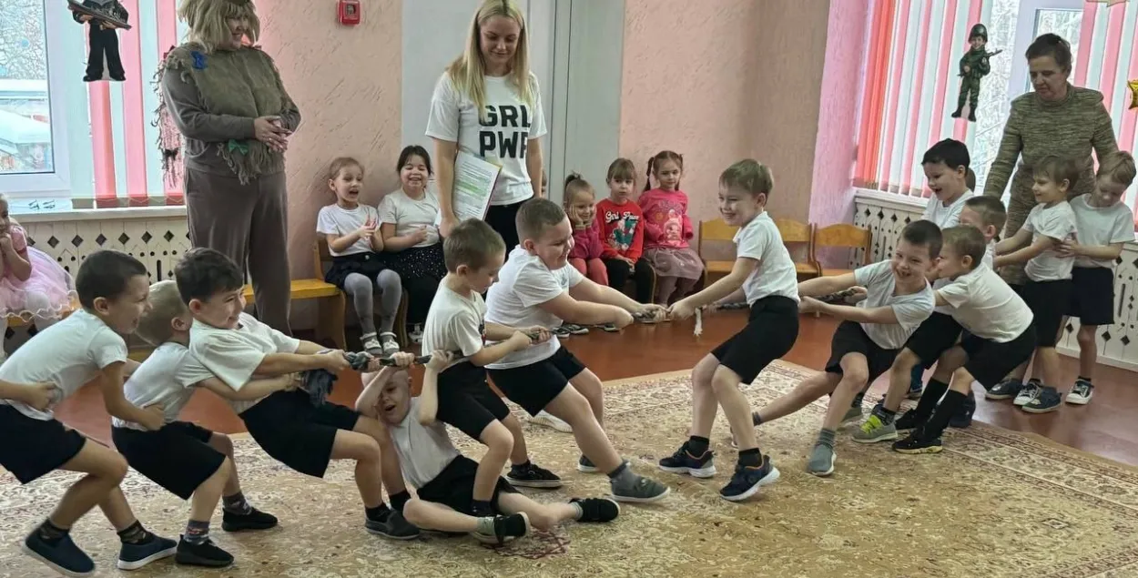 У дзіцячым садку
