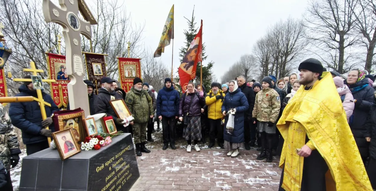 Крестный ход к месту расстрела жертв сталинских репрессий в Могилеве
