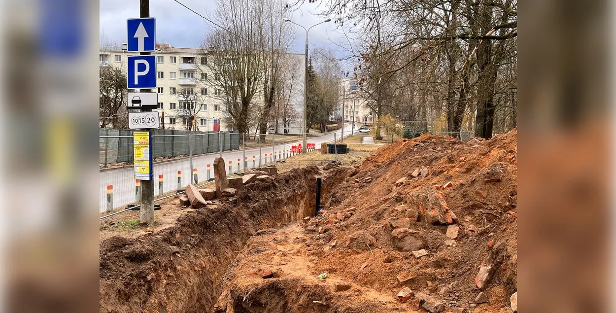 Остатки еврейского кладбища в Минске