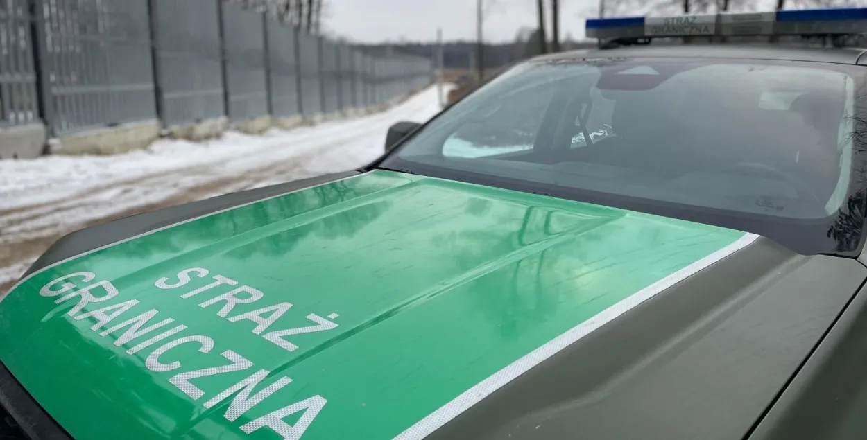 Аўтамабіль польскай памежнай службы
