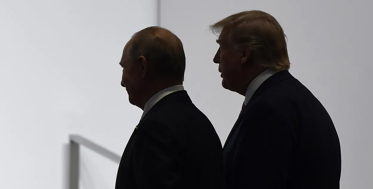 Дональд Трамп и Владимир Путин
