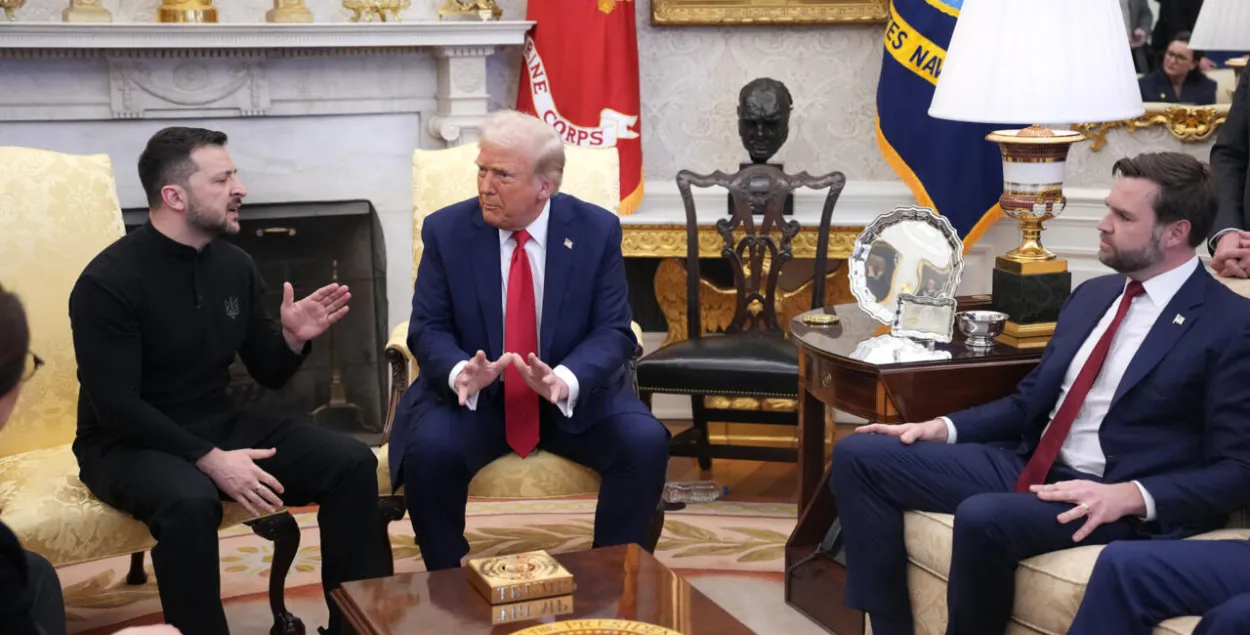 Уладзімір Зяленскі і Дональд Трамп

