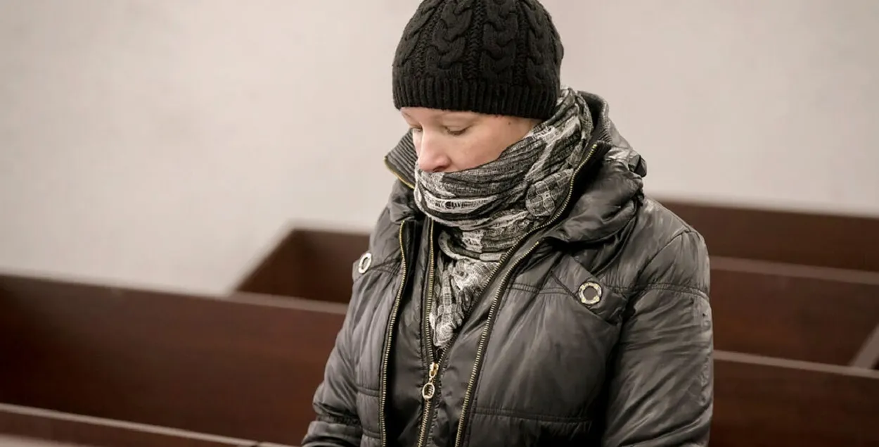 Абвінавачаная ў судзе
