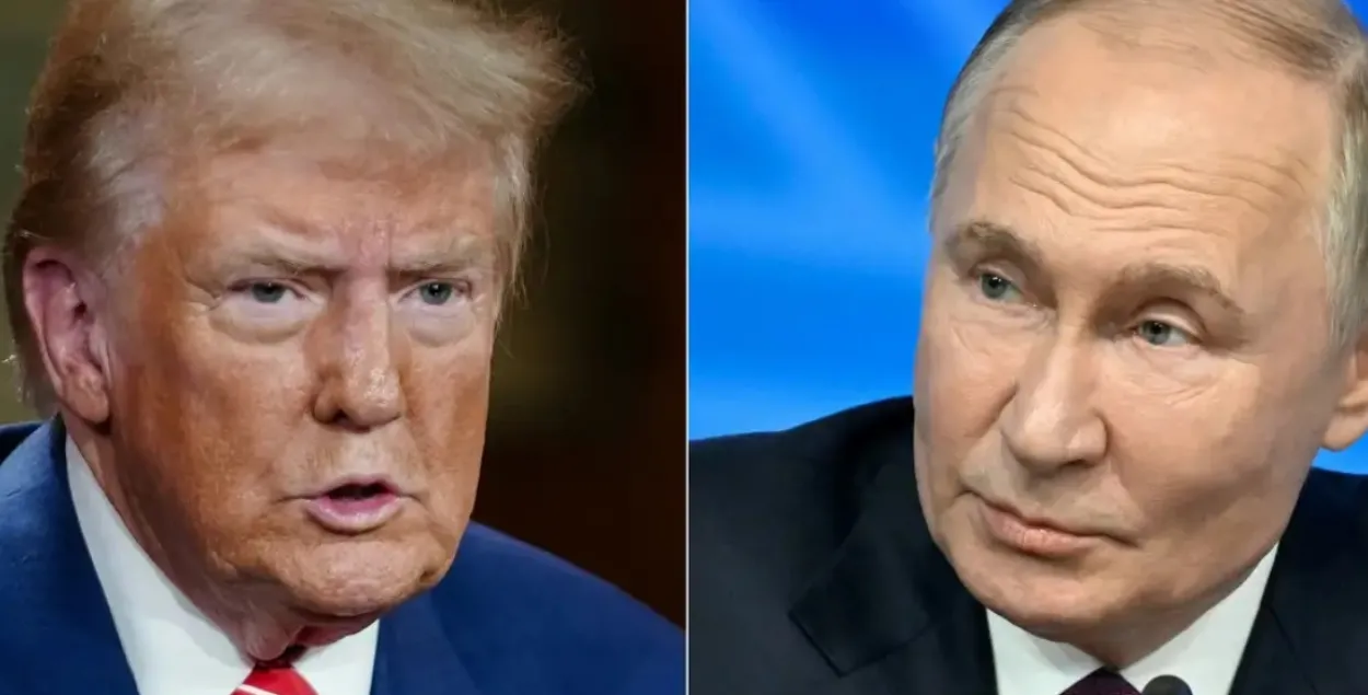 Дональд Трамп і Уладзімір Пуцін
