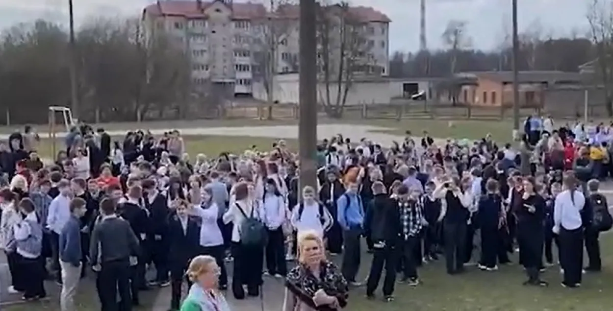 Эвакуацыя ў Жодзіне
