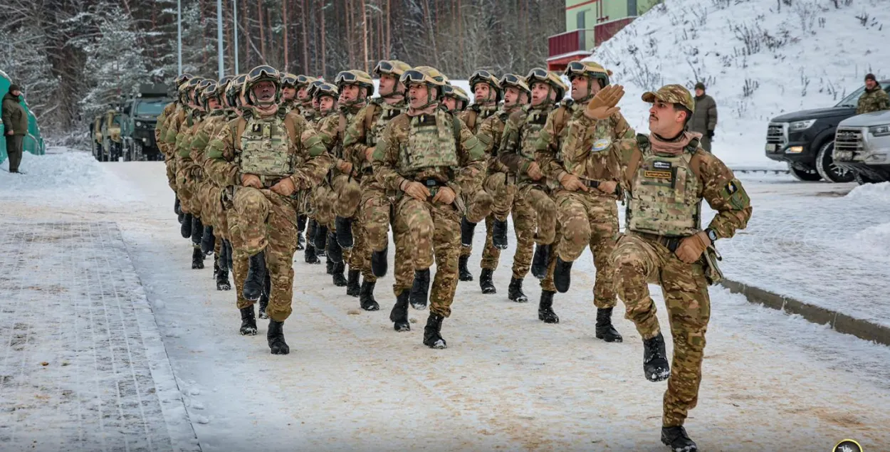 Тренировка ливийского спецназа
