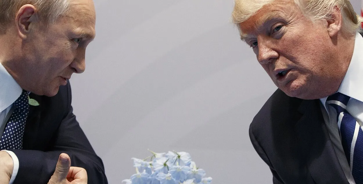 Уладзімір Пуцін і Дональд Трамп
