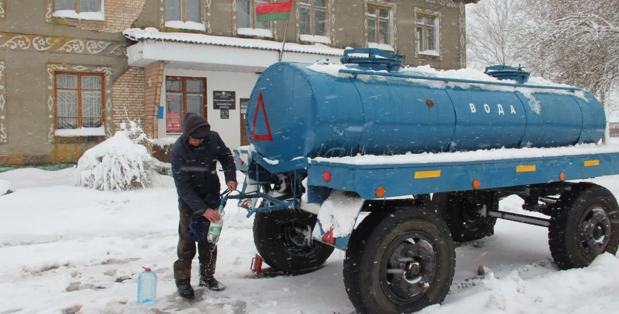 Автоцистерна в Осиповичском районе
