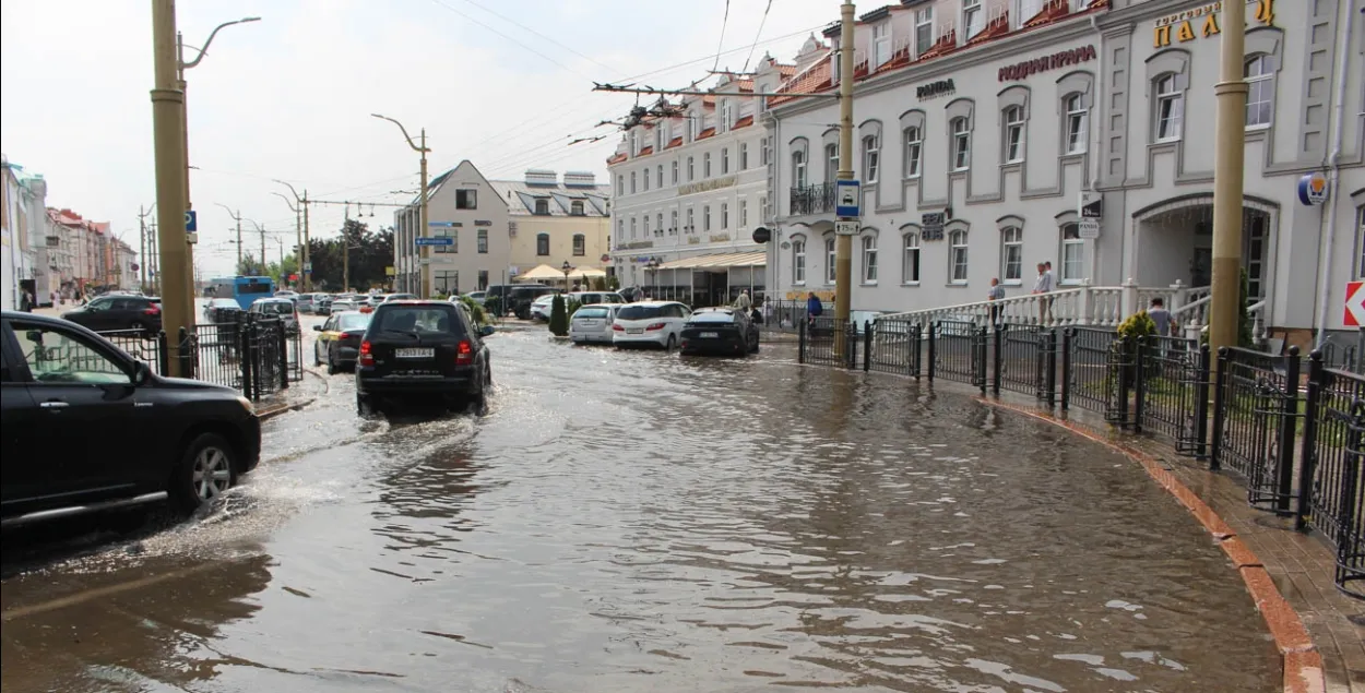 Пасля залевы ў Гродне
