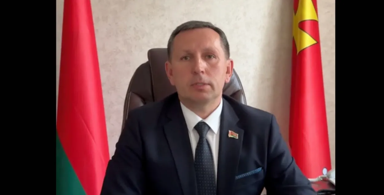 Кіраўнік Крычаўскага райвыканкама Аляксей Шарай
