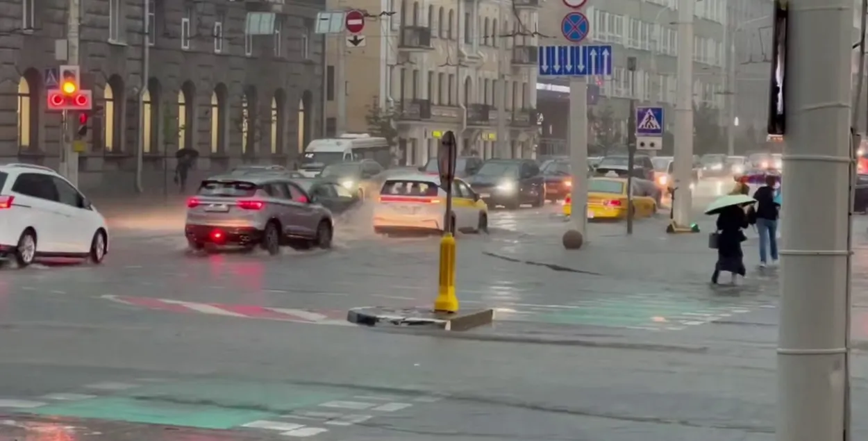 Залева ў Мінску
