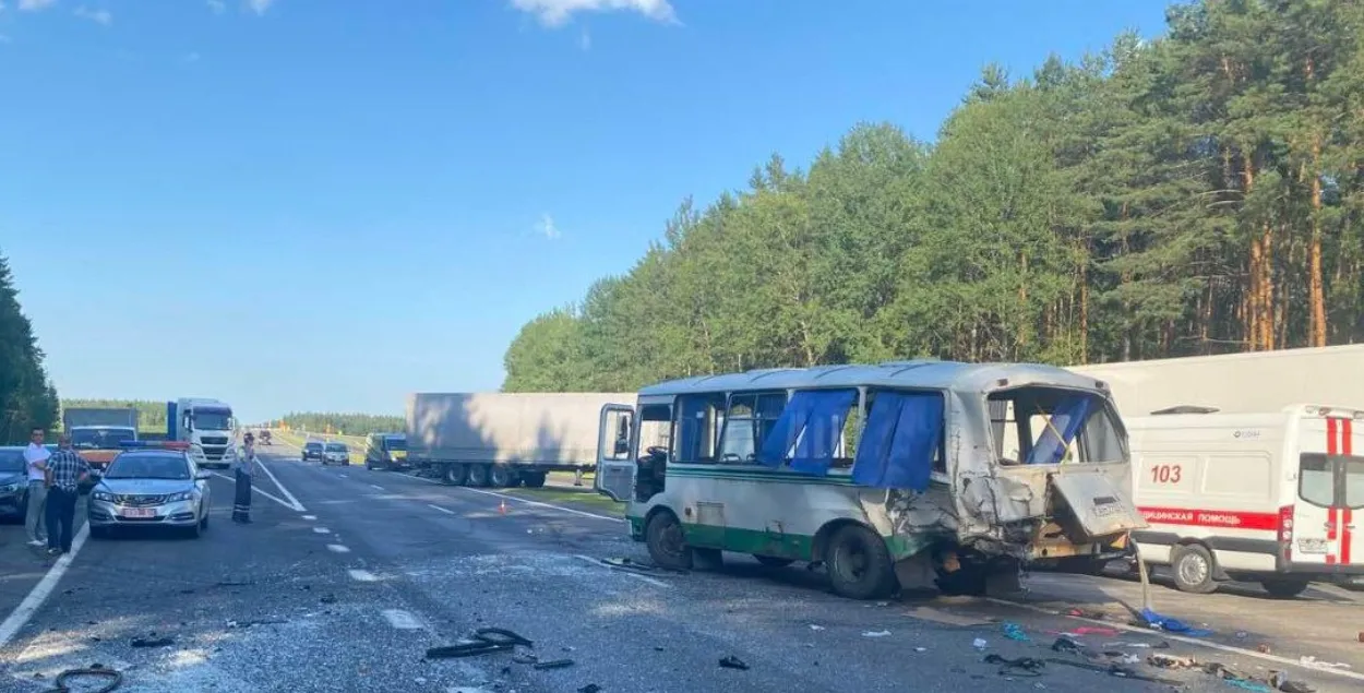 Аварыя ў Бярозаўскім раёне
