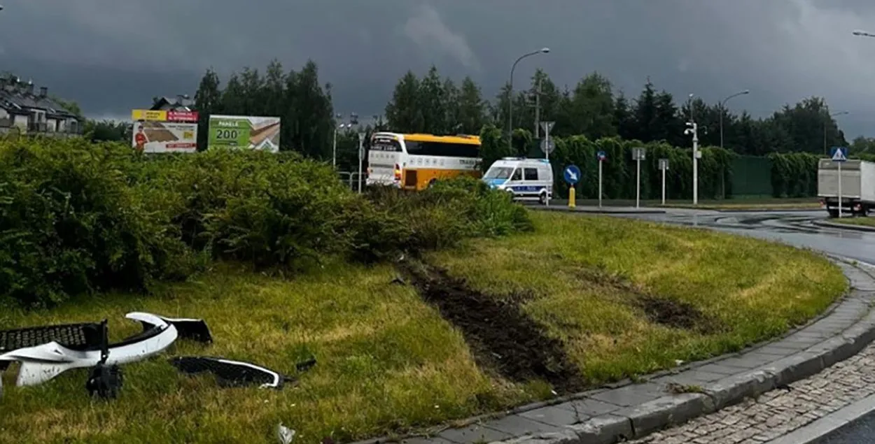 Автобус с белорусами попал в ДТП в Польше&nbsp;
