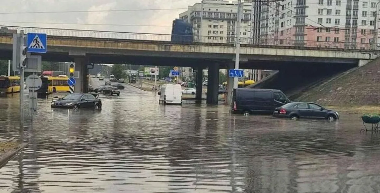 Падтапленне ў Мінску
