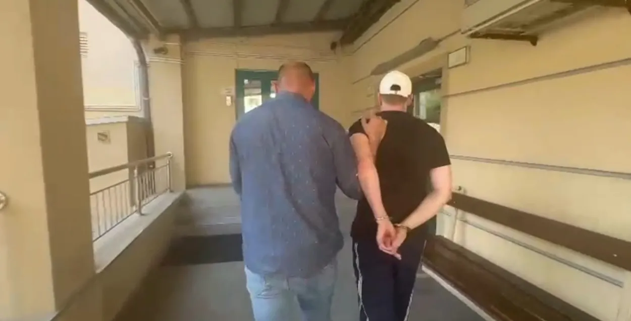 Затрыманы ў Варшаве беларус
