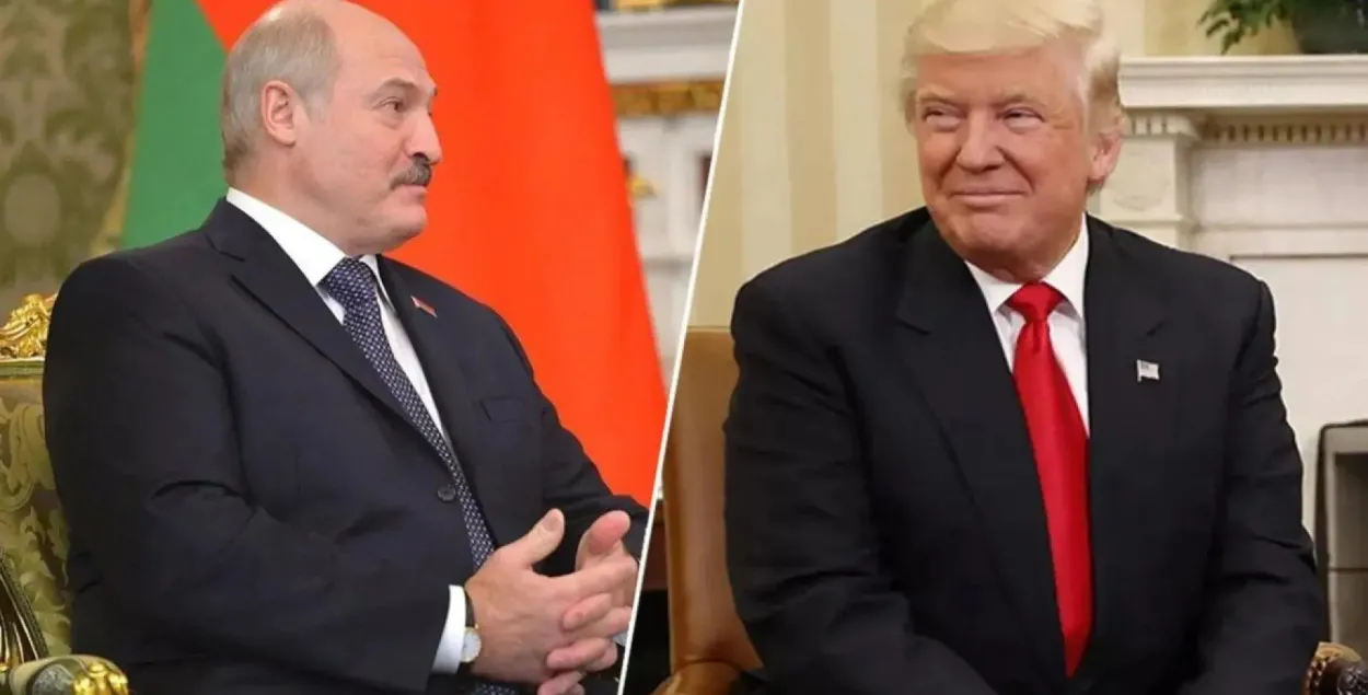 Лукашэнка і Трамп
