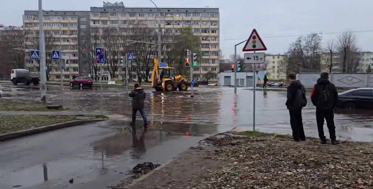 Патоп на вуліцы Крапоткіна
