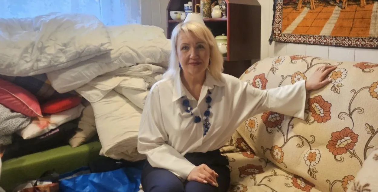 Анна Федоронок в шелтере "Притулі мяне"
