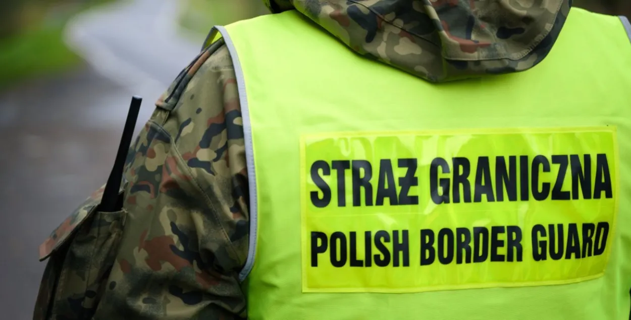 Супрацоўнік польскай службы аховы мяжы

