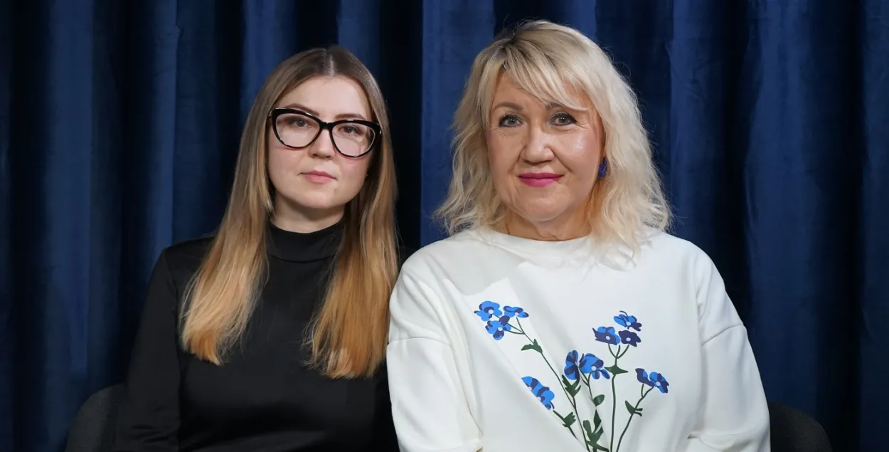 Алеся Буневіч і Ганна Федаронак
