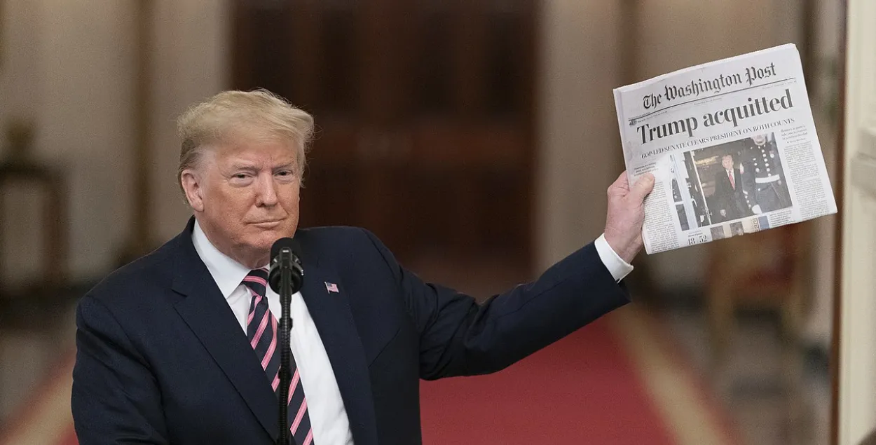 Прэзідэнт ЗША Дональд Трамп
