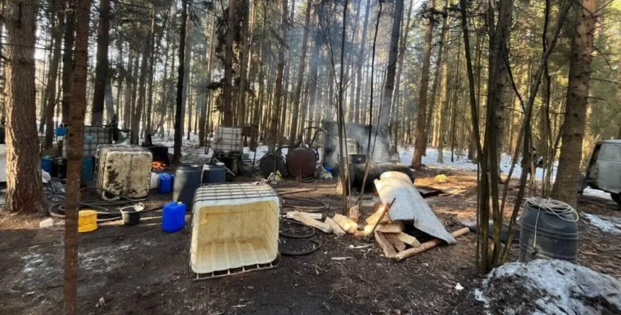 "Самогонный завод" под Щучином
