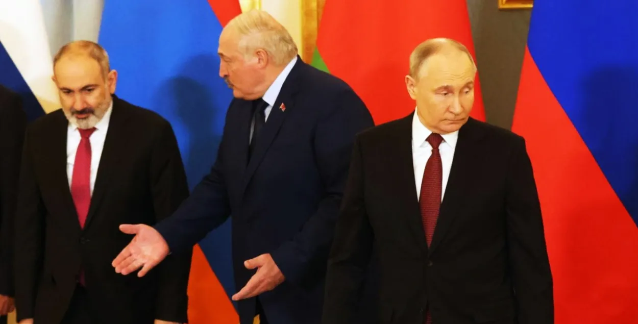 Пашынян, Лукашэнка і Пуцін

