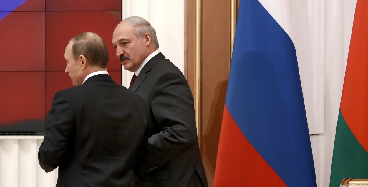 Сустрэча Пуціна і Лукашэнкі
