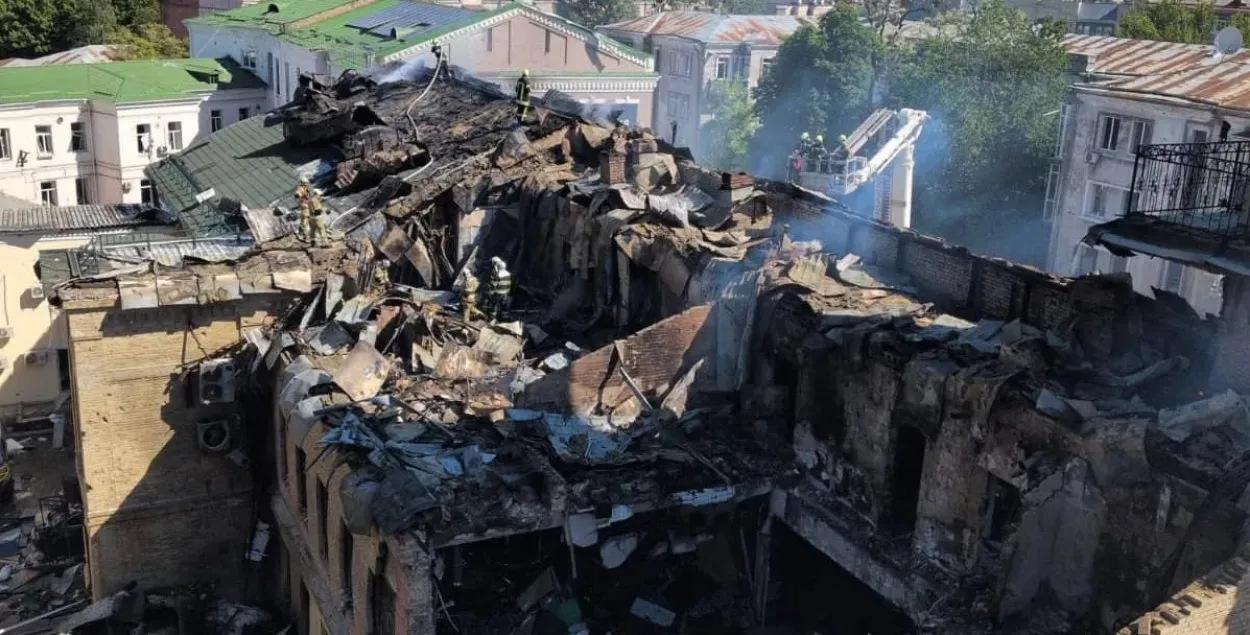 Наступствы расійскіх удараў па Кіеву
