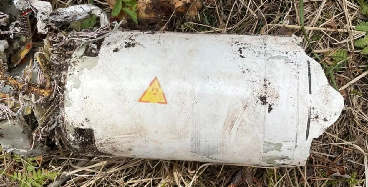 Абломкі расійскай ракеты&nbsp;
