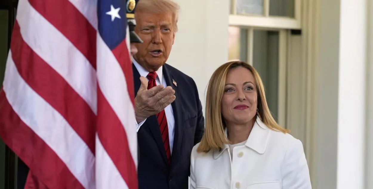 Дональд Трамп і Джорджа Мелоні
