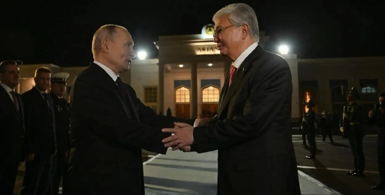 Путин и Токаев
