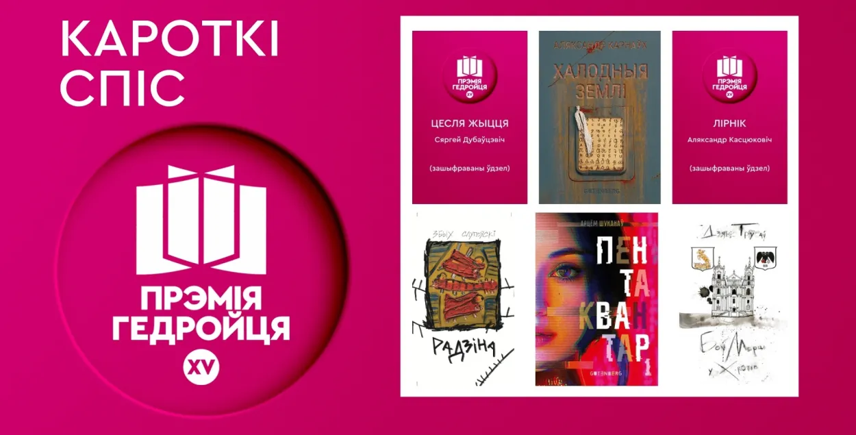 Книги, вошедшие в шорт-лист премии Гедройца

