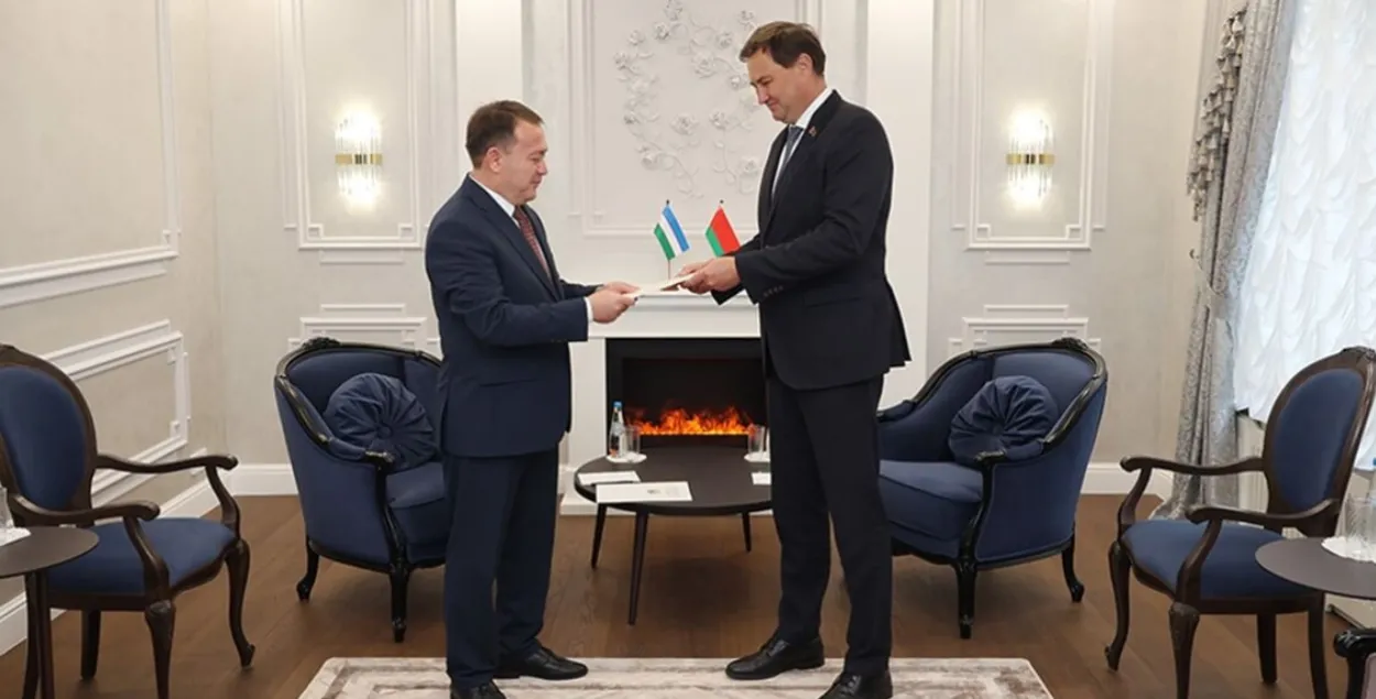 Нурыдзін Мамажонаў і Максім Рыжанкоў

