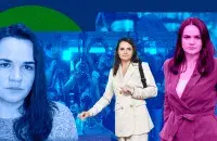 О Светлане Тихановской успели снять не один фильм / коллаж Влада Рубанова, Еврорадио
