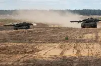 Танкі на палігоне / ELTA

