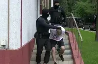 Кадры затрымання байцоў ПВК "Вагнер" пад Мінскам