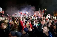 Брытанцы святкуюць Брэкзіт / Тут і далей фота Reuters
